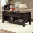 Sauder Dakota Pass LiftTop Coffee Table, Char Pine Finish