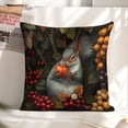 thumbnail image 3 of Fruit Pine Tree Linen toss pillowcase Decoration pillowcase Gift preferred 18x18" Cushion cover 1 set Sofa pillowcase Sofa bedroom living room car, 3 of 5