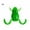 F, variant on Topwater Frog Lure Fishing Bait Lifelike Kicking Leg Action for Bass and Pike Soft Plastic Hollow Body Floating Surface Lure Weedless Tackle Gear 35mm