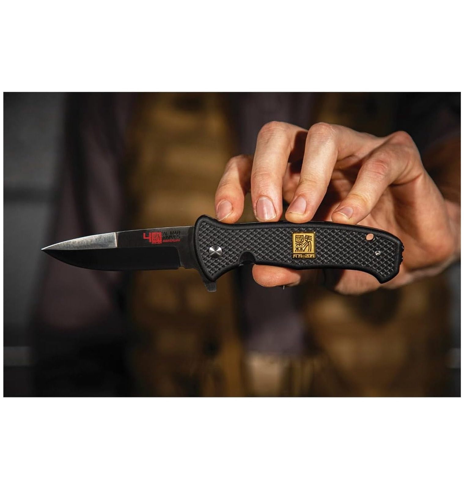 SERE Linerlock Folding Knife - 40th Anniversary Edition | D2 Steel Blade, FRN Handle, Deep Carry Clip | Outdoor, EDC, Tactical