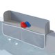 thumbnail image 1 of Estante para bañera para niños, protector contra salpicaduras para bañera, resistente, de silicona, organizador de juguetes para bañera, niños y bebés, 1 of 8