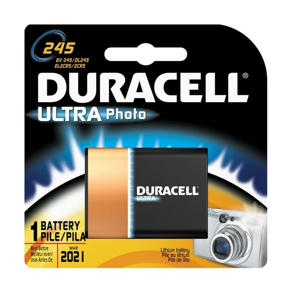 Duracell Ultra Photo 245 Battery, 1 Count