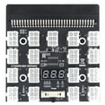 thumbnail image 1 of 15-Pin SATA to 5 Fan Adapter Cable & Breakout Board 17 Port 6Pin LED Display Power Module for 1200W 750W PSU GPU, 1 of 6