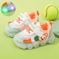 thumbnail image 5 of Odeerbi Girls Sneakers Toddler Infant Kids Baby Girls Boys LED Light Shoes 2024 Casual Shoes Sports Shoes, 5 of 5