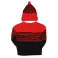 thumbnail image 2 of Boys Prince Sweater RED BLACK, 2 of 4
