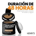 thumbnail image 2 of Henrys Polvo para Retocar Raíces Rubio Oscuro, Rellena Zonas Escasas, Define la Línea del Cabello y, 2 of 7