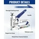 thumbnail image 2 of Clavadora manual 4 en 1 con pistola de grapas WORKPRO con 2000 grapas, 2 of 9