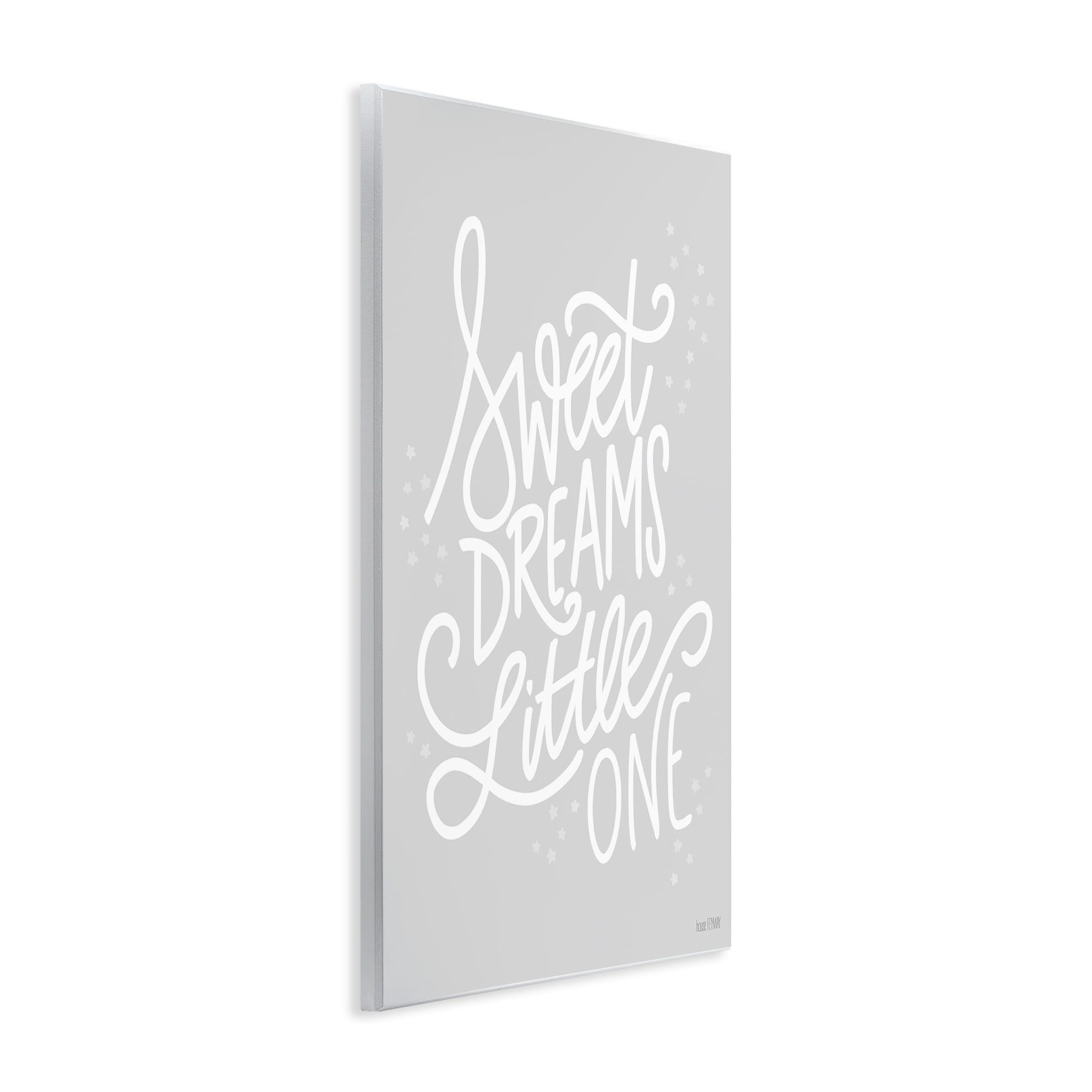 Stupell Industries Sweet Dreams Little One Typography Painting Unframed Art Print Wall Art, 10 x 15