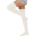 thumbnail image 2 of QIANJIA Women's Cable Knitted Thigh High Boot Socks Extra Long Winter Stockings Over Knee Leg Warmers, 2 of 5
