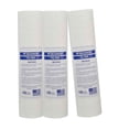 thumbnail image 3 of Filtro universal de sedimentos de agua de 3 piezas, cartucho de repuesto de filtro de polipropileno de algodón PP para cocina casera compatible de 10 1 micrón Sunnimix Cartucho de filtros de algodón PP, 3 of 8