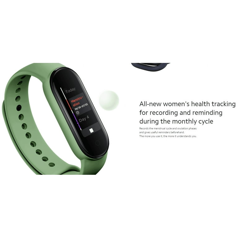 Xiaomi Mi Smart Band 5 - 1.1 AMOLED Color Screen, IP68 Waterproof  Wristband BT 5.0 Fitness, Sleep, 24/7 Heart Rate, Swimming, Health Tracker  (Black) 