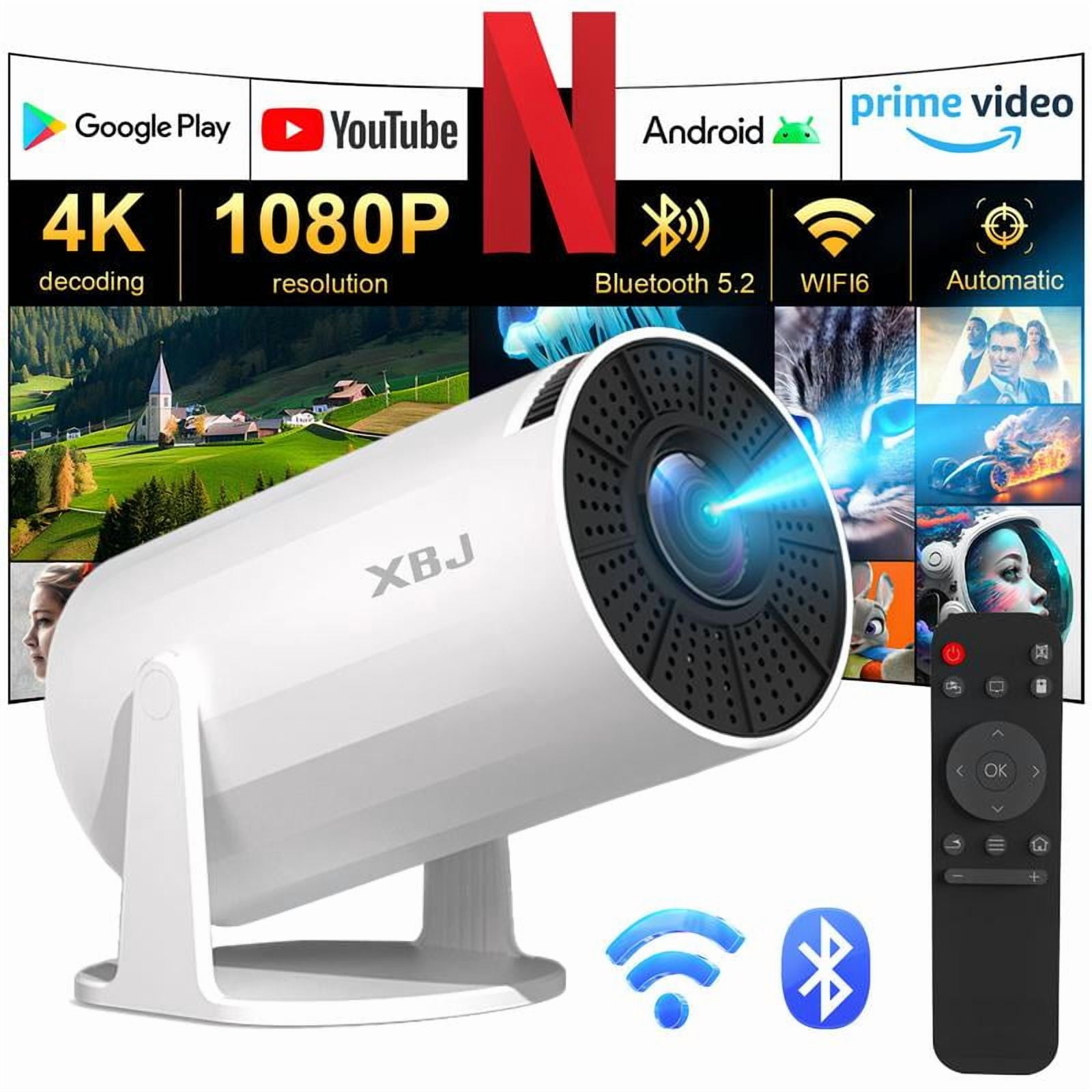 ROCONIA 5G WiFi Bluetooth 4K Support Native 1080P, 15000LM Full HD