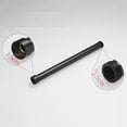 thumbnail image 2 of Black Shower Extend Pipe 30cm Length Shower Mixer Pipe Brass Shower Pipes Bath, 2 of 5