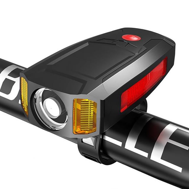 Black Friday TIMIFIS Camping Accessories USB Rechargeable LED Bicycle Headlight 130dB Horn Speedometer Counter Christmas Gifts