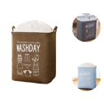 thumbnail image 1 of Laundry Storage Bag Foldable Large Capacity Square Dirty Clothes Basket Quilt Organizer Bucket Sundries Hamper for Home, 1 of 8