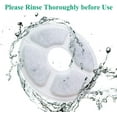 thumbnail image 5 of Heldig Water Fountain Filter ， 6 PCS Triple Action Fountain Filter with Ion Exchange Resin, Activated Carbon, Natural Coconut Cotton for 2-2.5L Water FountainB, 5 of 6