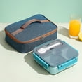 thumbnail image 2 of sruoe Bento Box, Lunch Boxes for Adults, bento box lunch, Portable Leakproof Heated Bento Container, Microwave Safe Heated Lunch Boxes for Storage Home Office Work Study, Plastic, 2 of 5