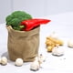 thumbnail image 1 of Bolsa de almacenamiento lavable, bolsa de almacenamiento multifuncional, bolsa reciclable, bolsa de papel marrón, almacenamiento hecho a mano con cuidado, 1 of 8