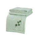 thumbnail image 2 of Mugwort Summer Quilt Mosquito Repellent Blanket Cool Breathable Lightweight Air Conditioner Blanket Machine Washable for Bed,Green, 2 of 5