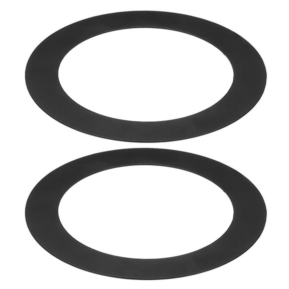 Goof Rings for 10 Inch Recessed Can Lighting, 2 Pcs Metal Goof Trim Rings, Outer Diameter 10-inch Inner Diameter 6.29-inch, Matte Finish Black