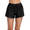 Black, variant on Hilor Women's Swim Board Shorts Plus Size Drawstring Swim Bottoms High Waist Swim Shorts