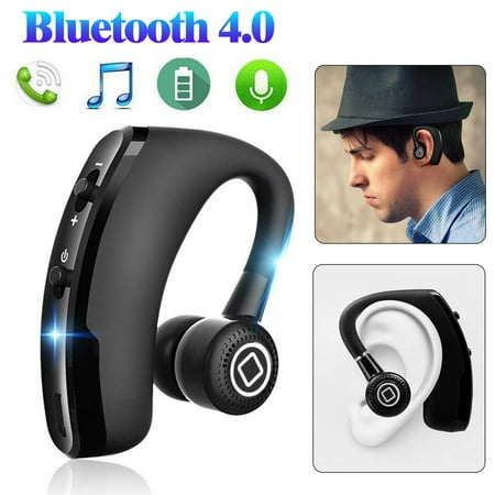 Bluetooth Headset V4.0, EEEKit Wireless Earpiece Handsfree Business Earphone in-Ear Earbuds with Noise Cancelling Mic for iPhone XR XS X 8 7 Plus iPad Samsung Android