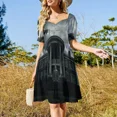thumbnail image 4 of Vestido de manga corta Mansion vestidos de playa vestidos elegantes, 4 of 7