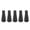 Black, variant on Riousery 5Pcs 6mm Archery Arrow Tips Soft Rubber Arrowheads Rubber Blunt Point Broad Heads for Hunting Shooting Arrows Training Equipment Black 5.12 inches / 13 cm