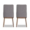 thumbnail image 4 of Mid Century Modern Grayson Gray Dining Chair (Set of 2), 4 of 4