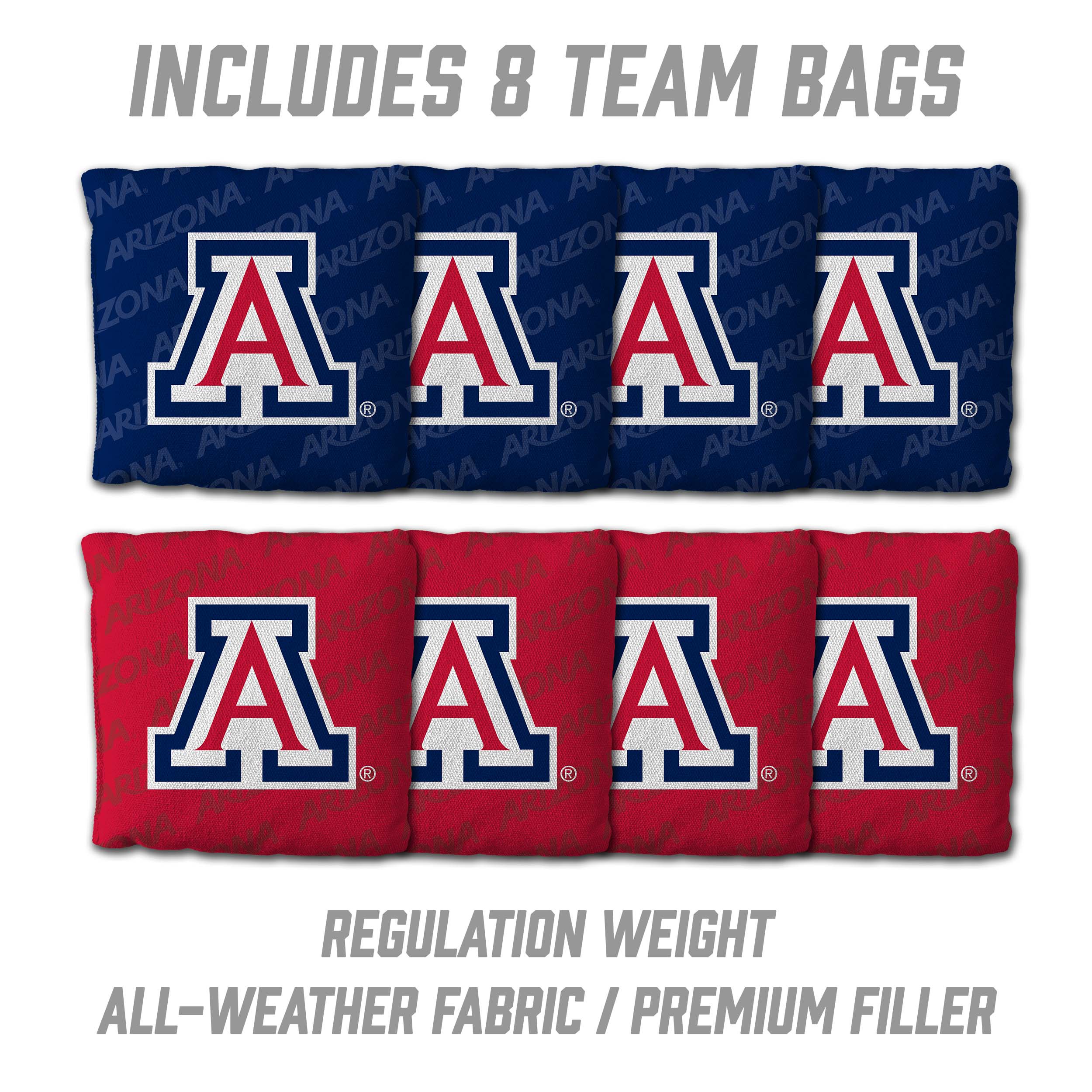 YouTheFan NCAA Arizona Wildcats 2x4 Slogan Series Cornhole