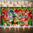 thumbnail image 6 of Festive Dinosaur Christmas Decoration Holiday Banner for Kids Party Indoor Celebration Seasonal Decor, 6 of 9