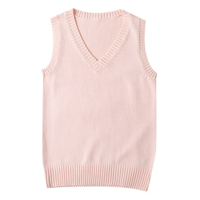 Zmoon Jk Uniform Preppy Style Sweater Vest