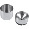 thumbnail image 4 of Stainless Steel Car Ashtray Smokeless Auto Cigarette Ashtray Ash Holder Creative Windproof Business, 4 of 4