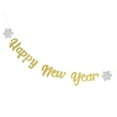 thumbnail image 3 of HINTRMENT 1 Set New Year S Day Banner Golden Paper Rectangular For Festive Atmosphere, 3 of 6