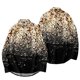 thumbnail image 3 of Camisas Hombre Manga Corta Moda tendencia solapa 3d impresión Casual Slim Fitting camisa de manga larga multicolor camisa para hombres (Gold, XXL), 3 of 4