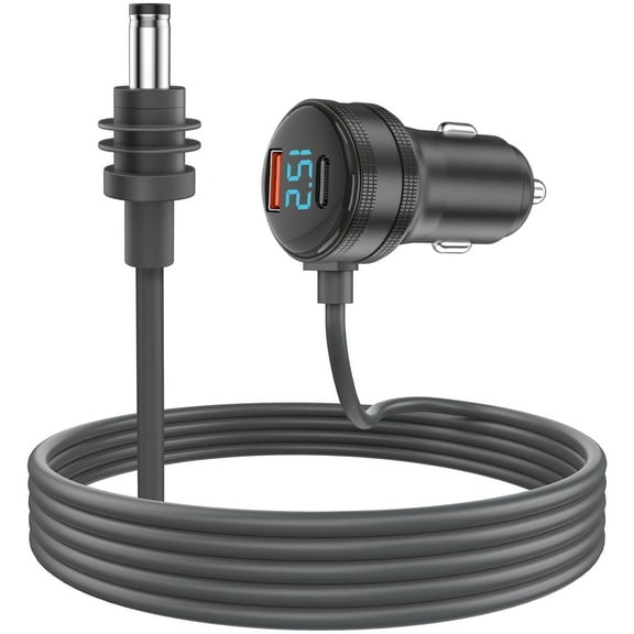 Ogetok Black Star Chain Magnetic Wireless Car Charger - Portable 10W/15W Dual USB Fast Charging with Magnetic Mount for Iphone Samsung Android in Car