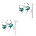 thumbnail image 4 of Bearachild Auriculares AK6 PLUS con gancho para la oreja, auriculares HiFi con conector de 3,5mm, auriculares dinámicos portátiles para correr y Cian con micrófono 2piezas, 4 of 5