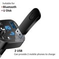 thumbnail image 4 of Reproductor de audio Bluetooth 5.0 para coche, USB dual, compatible con disco U y receptor de teléfono Hy, 4 of 5