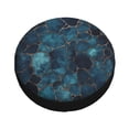 thumbnail image 3 of Multi-Size Car Tire Dust Cover Sunscreen, Corrosion, Dust And Water Keep Spare Tires Clean Animal Skin Print Style Darkturquoise_2 14 Inch, 3 of 8