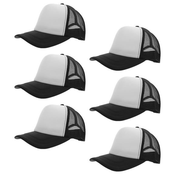 HOMEMAXS 6 Pcs Cap Washer Sublimated Baseball Cap DIY Hats Men and Women Man 28.5X18cm