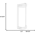thumbnail image 2 of Access lighting 20031LEDDMG-SAT-RFR 6 x 16.75 x 5.3 in. Emplacement Humide de Qualité Marine LED Cloison & 44; Satin, 2 of 2