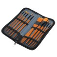 thumbnail image 4 of Scratch Brush Set, 10Pcs Comfortable Watch Cleaning Brush Kit  for Indoor Orange, 4 of 8