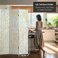 thumbnail image 5 of Oriental Furniture 6 ft. Tall Mind's Eye Canvas Room Divider, 5 of 7