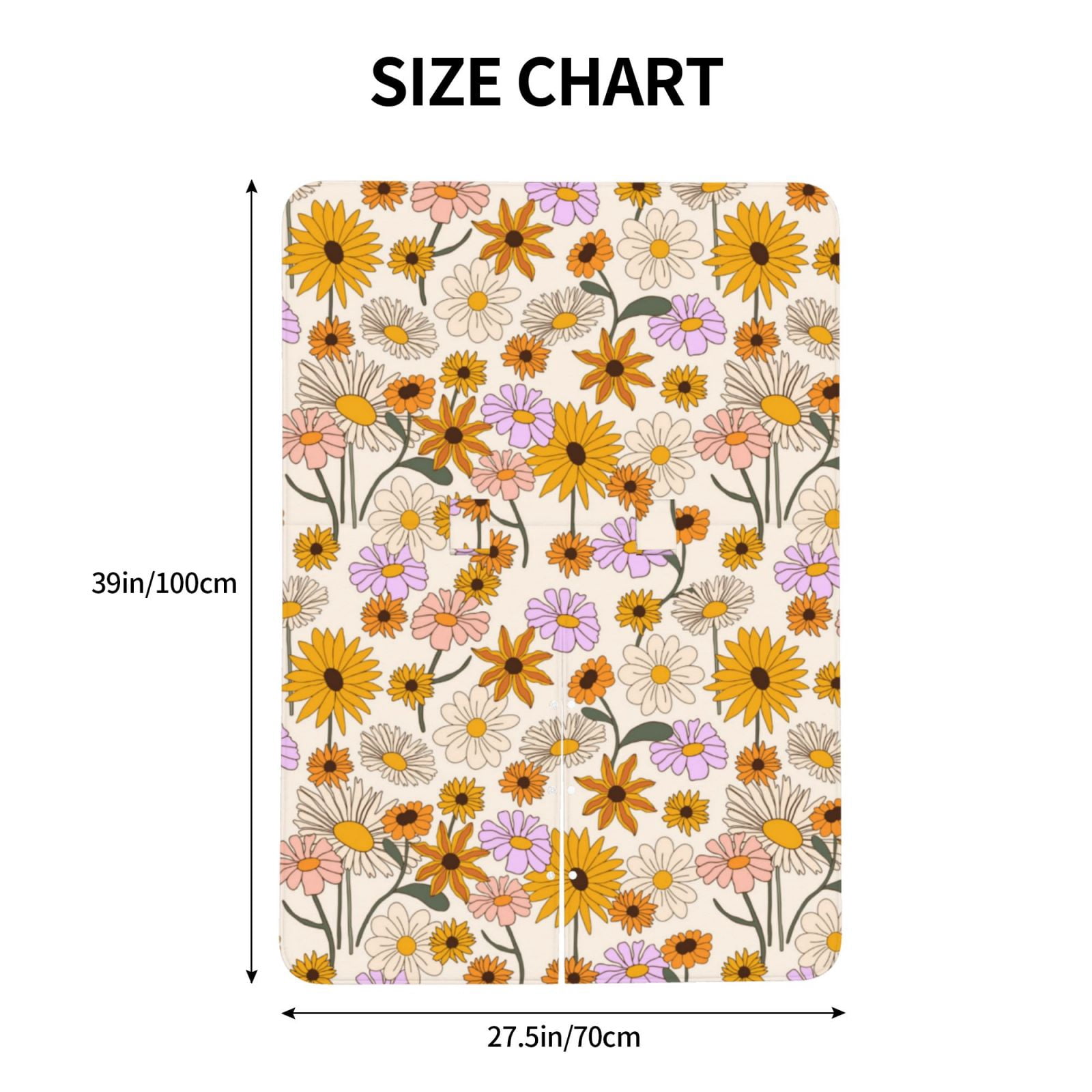 Car Seat Cover Baby - Boho Flowers Breathable Infant Car Seat Cover for Baby Carseat, Lightweight Comfort Baby Essentials Must Haves Newborn Stuff for Girl Boy