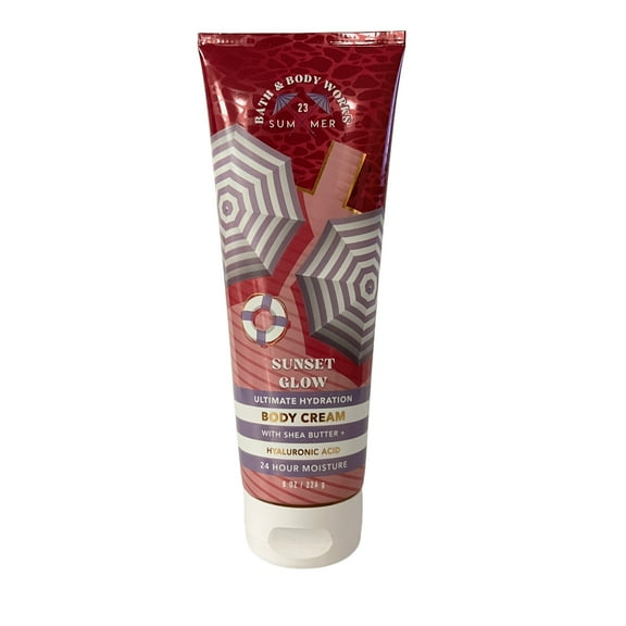 Bath and Body Works Sunset Glow Body Cream 8 fl oz Packaging May Vary