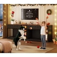 thumbnail image 5 of 47.2" Dog Crate Furniture with 2 Drawers and 4 Shelves, Wood Dog Crate TV Stand, Large Dog Kennel Indoor for Small Medium Large Dogs, Black, 5 of 7