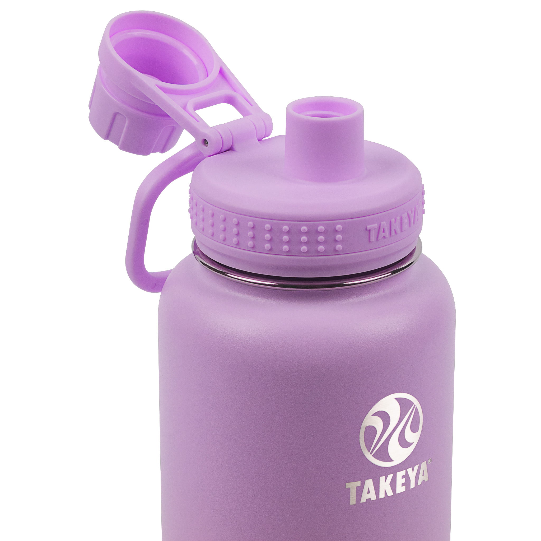 Takeya Actives 18 oz. Midnight Insulated Stainless Steel Water Bottle with  Spout Lid 51064 - The Home Depot
