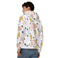 thumbnail image 4 of Kdxio Geometric Spots Print Men Hoodies Casual Hoodies for Men with Zip Pockets Full Zip Long Sleeve Sweatshirt Sports Hooded Jacket-Small, 4 of 5