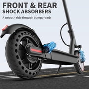 Electric Scooter for Adults, 350W Motor, 19 MPH Max Speed, 21 Miles Long Range, Foldable Electric Kick Scooter with 8.5 Solid Tires, Dual Brakes, LED Display, App Control, UL2272 Certified