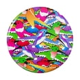 thumbnail image 1 of Hummingbird Colorful Pattern Pinback Button Pin, 1 of 5